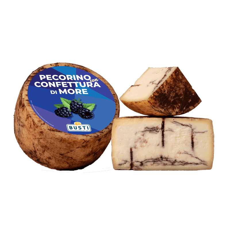 1053 Pecorino infiltrado de mermelada de moras